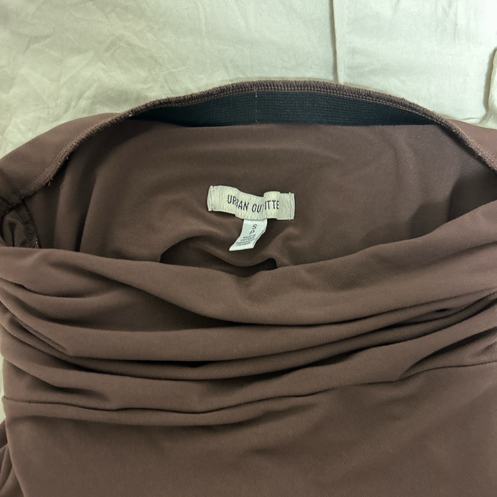 Urban Outfitters brown strapless top